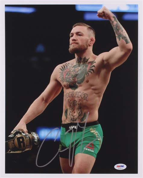 conor mcgregor autographed picture.